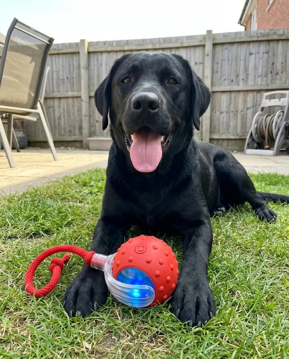 My dog stays busy with it